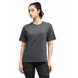 Puma Dusky Gray Chrome Sweat Wicking Graphic Relaxed Fit Training T-Shirt-picture-40