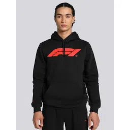 Puma Essentials Black Cotton Regular Fit Logo Printed Hooded Sweatshirt-picture-24