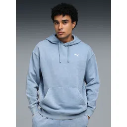 Puma Essentials Elevated Wash Men Regular Fit Cotton Hoodie Sweatshirts-picture-30