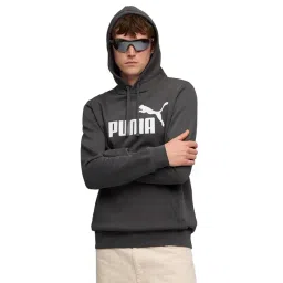 Puma Essentials Foundation Grey Cotton Regular Fit Printed Hoodie-picture-14