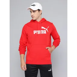 Puma Essentials No. 1 Brand Logo Printed Fleece Hooded Sweatshirt-picture-27