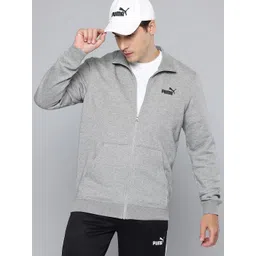 Puma Essentials No. 1 Front-Open Fleece Sweatshirt-picture-38