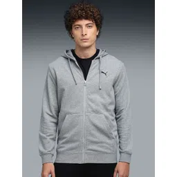 Puma Essentials Rubber Print Cotton Full-Zip Hoodie Jacket-picture-27