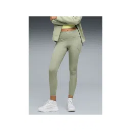 Puma Evo stripe Women's High-Waist Green Tights-picture-15