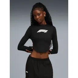 Puma F1 Womens Lr Longsleeve Corset Womens Top Black-image-29