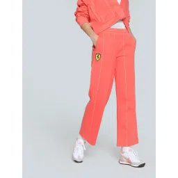 Puma Ferrari Race Womens Orange Trackpants-picture-17