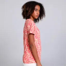 puma Floral Print Women's Crew-Neck Relaxed Fit T-Shirt-picture-20