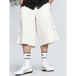 Puma Future.Puma.Archive Unisex Pure Cotton Relaxed Fit Cargo Shorts-picture-11