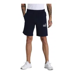 Puma Graphic Navy Cotton Shorts-picture-41