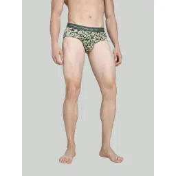Puma Green Cotton Regular Fit Printed Briefs-picture-36