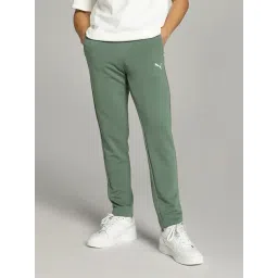 Puma Green Cotton Slim Fit Trackpants-picture-17