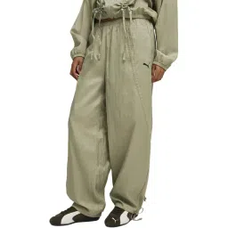 Puma Green Mid rise Relaxed Fit Dare To Pants-picture-24