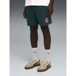 Puma Green Relaxed Fit Printed Shorts-picture-29