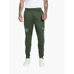 Puma Green Slim fit Manchester City Football Training Pants-picture-11
