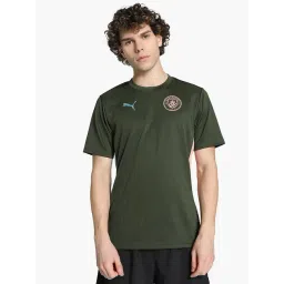 Puma Green Slim Fit Manchester City Training Slim Fit Football Jersey-picture-22