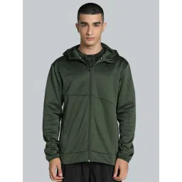 Puma Green Slim Fit Sports Hoodie-picture-29