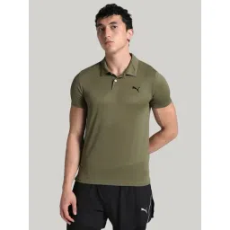 Puma Green Slim Fit Sports Polo-picture-18