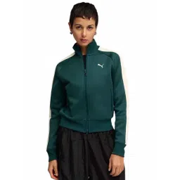 Puma Green Terrain T7 Always On Regular Fit Short Track Jacket-picture-26