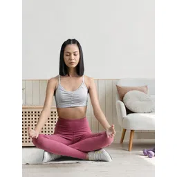 Puma Grey Low Impact Studio Lightly Padded Bra-picture-46