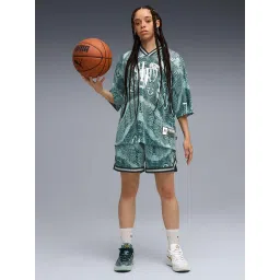 Puma Hoops X Harry Potter Womens Basketball Jersey Green-picture-27