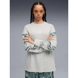 Puma Hoops X Harry Potter Womens Long Sleeve Basketball T-Shirt Grey-picture-19