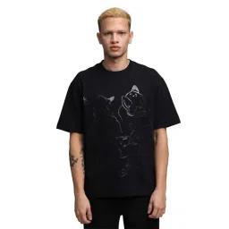 Puma House Of Graphics Black Cotton Relaxed Fit Graphic T-Shirt-picture-15