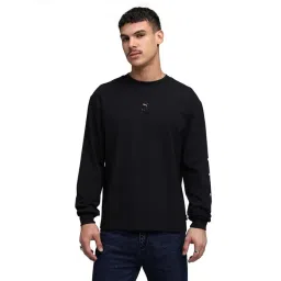 Puma House Of Graphics Black Cotton Relaxed Fit Graphic T-Shirt-picture-25