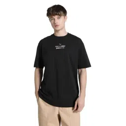 Puma House Of Graphics Black Cotton Relaxed Fit Printed T-Shirt-picture-33