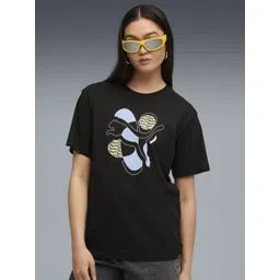 Puma House of Graphics Women Relaxed Fit Cotton Tee-picture-21