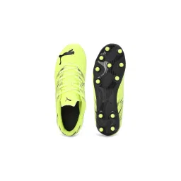 Puma Kids ATTACANTO FG/AG Electric Green & Black Football Shoes image 4