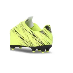 Puma Kids ATTACANTO FG/AG Electric Green & Black Football Shoes image 3