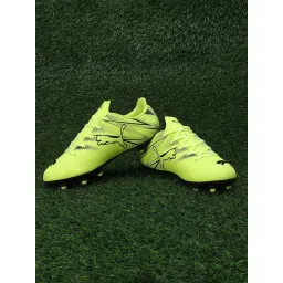 Puma Kids ATTACANTO FG/AG Electric Green & Black Football Shoes image 1