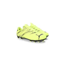 Puma Kids ATTACANTO FG/AG Electric Green & Black Football Shoes image 5