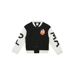 Puma Kids Black MOODY CAT Graphic Bomber Jacket-picture-19