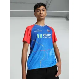 Puma Kids DC 2024 Blue & Red Printed T-Shirt-picture-45