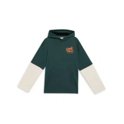 Puma Kids Green Printed Relaxed Fit T-Shirt-picture-31