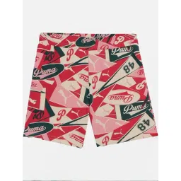 Puma Kids Multicolored Printed Regular Fit Shorts-picture-11