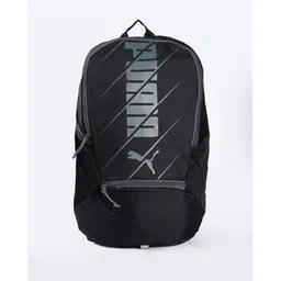 puma Logo Print Backpack with Adjustable Straps-picture-32