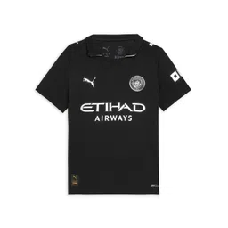Puma Manchester City FC Kids Typography Printed Dry Cell Replica Jersey-picture-29