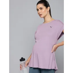 Puma Maternity Studio Extended Sleeves Drycell Relaxed Fit Maternity Training T-shirt-picture-38