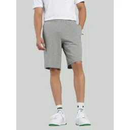 Puma Medium Grey Cotton Regular Fit Sports Shorts-picture-19