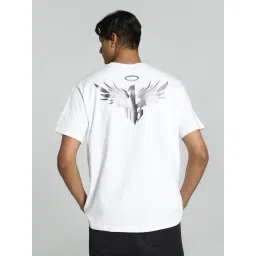 Puma Melo Alwayz On White Regular Fit Oversized Basketball T-Shirt image 2