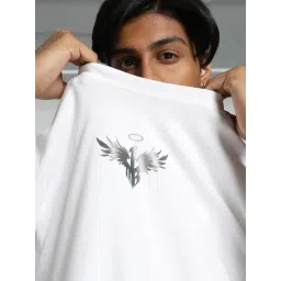 Puma Melo Alwayz On White Regular Fit Oversized Basketball T-Shirt image 4