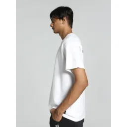 Puma Melo Alwayz On White Regular Fit Oversized Basketball T-Shirt image 3