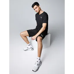 Puma Men Black Regular Fit Evostripe Solid Sports Shorts-picture-34