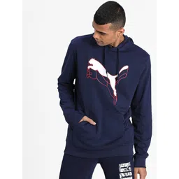 Puma Men Blue M1 Printed Hooded Sweatshirt-picture-32
