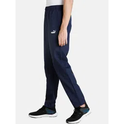 Puma Men Blue Solid Regular fit Track Pants image 4