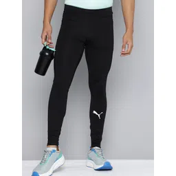 Puma Men Brand Logo Printed Running Tights-picture-24