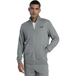 puma Men, ESS No. 1 Logo Track Jacket, Medium Gray Heather - 2XL (68258403)-picture-29