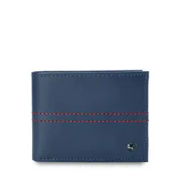 puma Men Logo Print Bi-Fold Wallet with Stitch Detail-picture-37